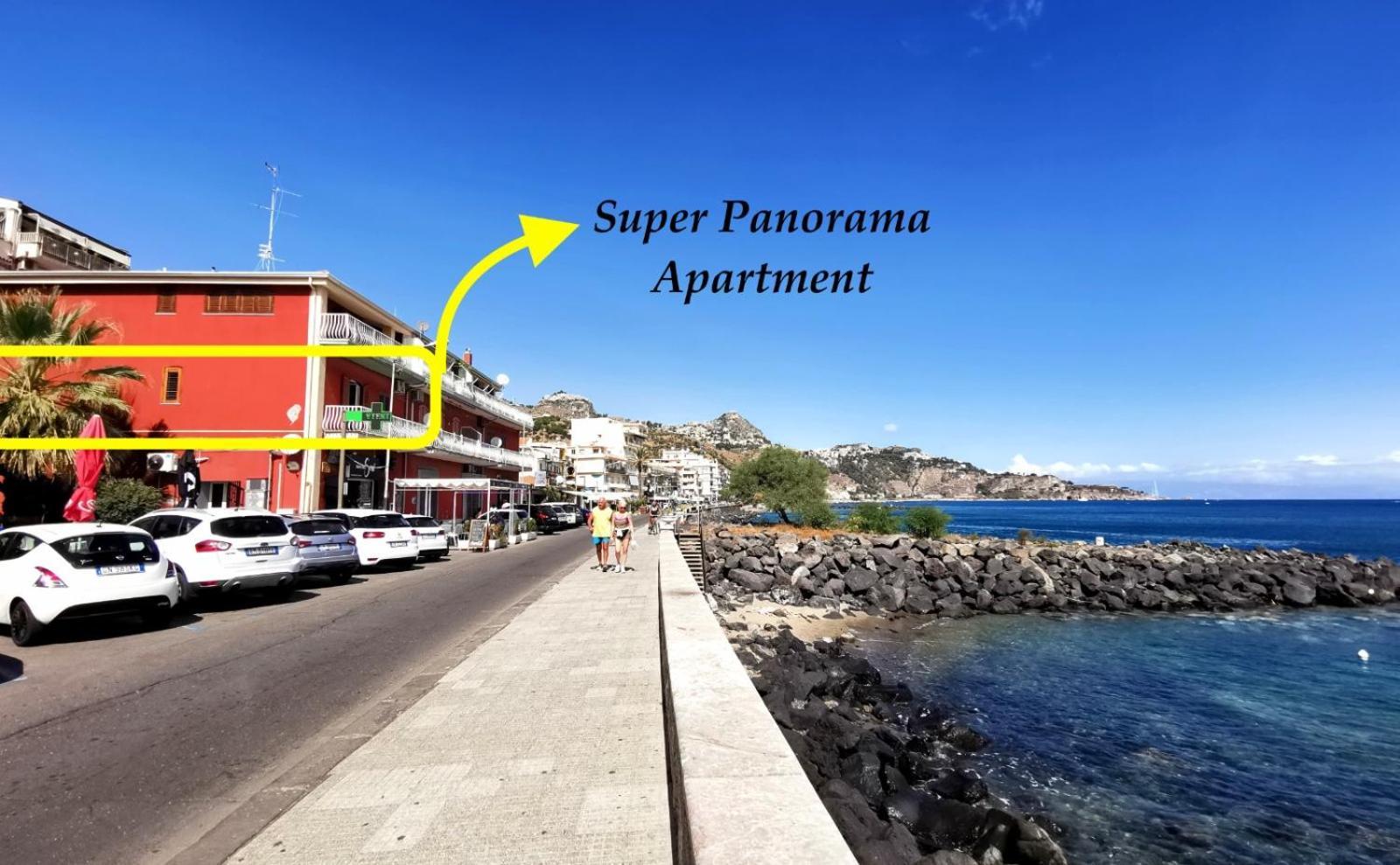 Super Panorama & Astonishing Apartment Seaview Giardini Naxos Dış mekan fotoğraf